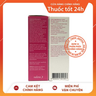 Dimao - Vitamin D3 dạng xịt 400IU hấp thu nhanh,  hàng nhập khẩu châu Âu (Chai 25ml)