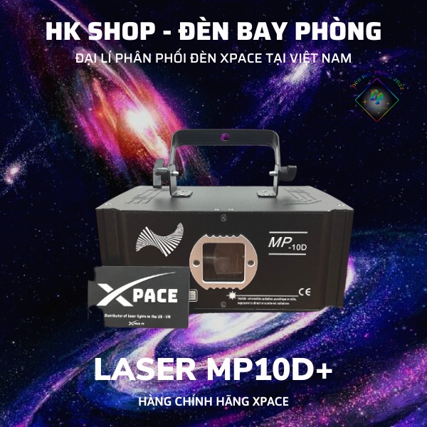 Đèn Laser MP 10D+ Plus Dùng Cho Phòng Karaoke Phòng Bay Phòng Ngủ Đèn Con Vịt Cao Cấp [Hàng Chính Hãng ]