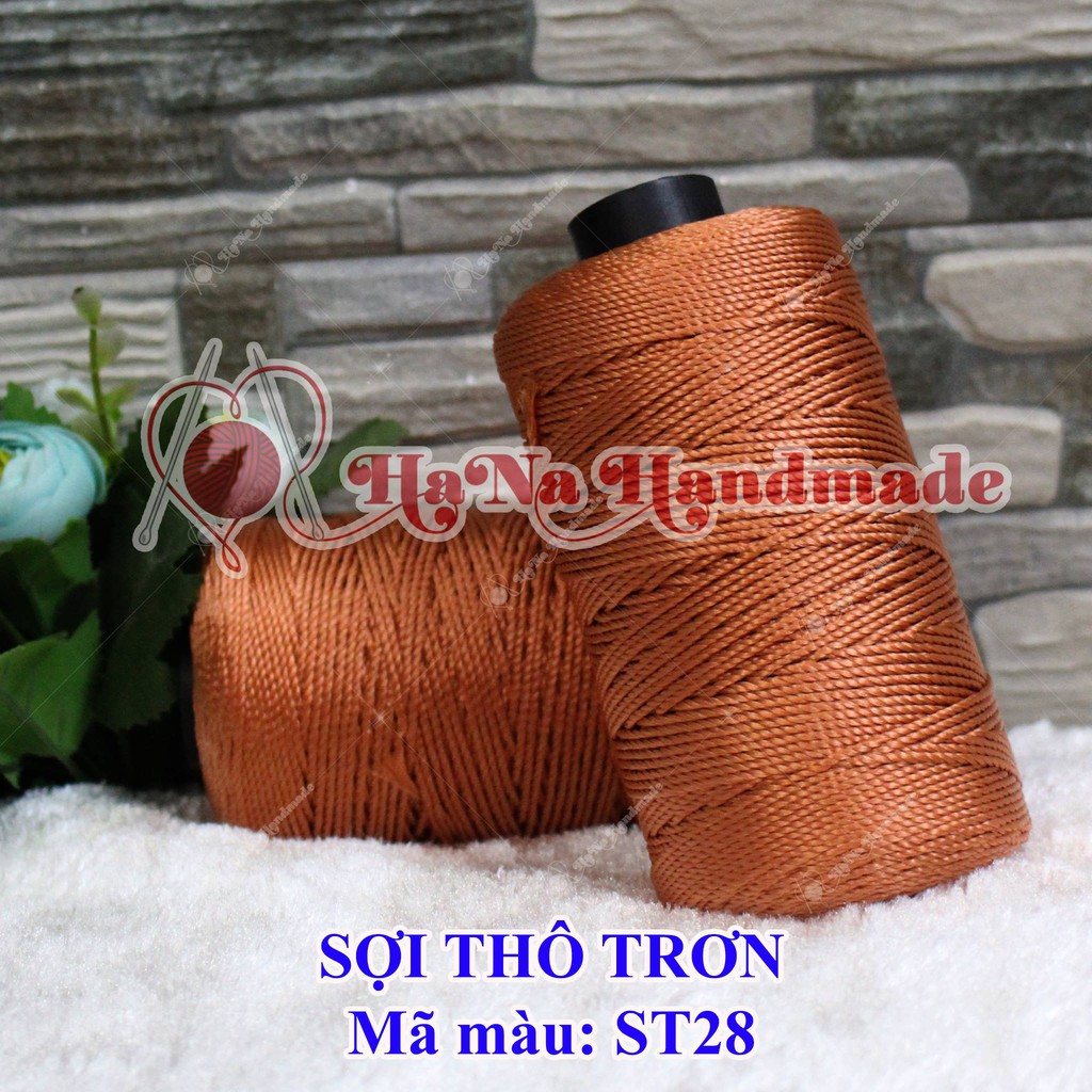 Sợi Thô Trơn (Màu 26-50)-23k/cuộn~ 200gram