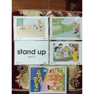 Flashcard lớp 3 bgd - in 2 mặt ép plastic