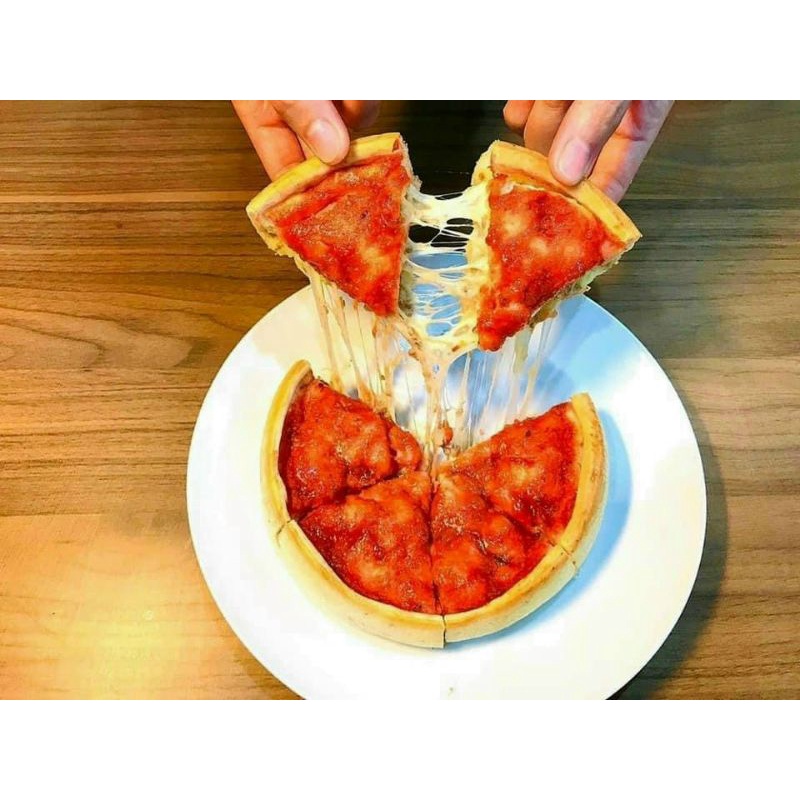 Bánh Pizza Chicago Nhân Nhồi Phô Mai TỪ ĐƠN 50K,  Hàng ngon nhà làm
