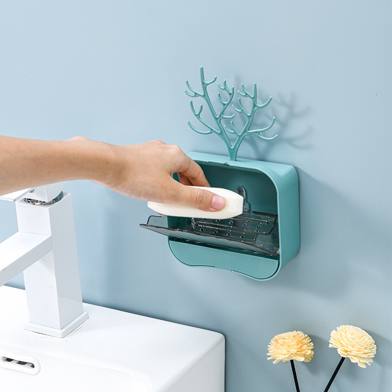 PVN48406 Kệ đựng xà bông thơm có cây gắn trên treo trang sức Giá Rẻ