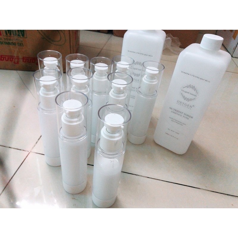 Toner nước hoa hồng dưỡng trắng da Oxy gen nutrient toner oxygen - Hàng chính hãng
