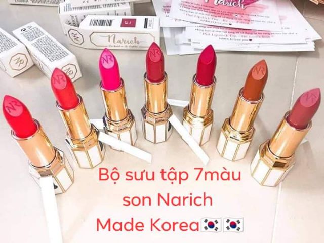 Son lụa narich lipstick