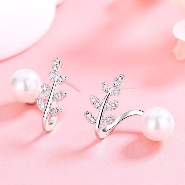 Bông tai trai bạc thiết kế, mẫu mới siêu yêu, cuốn hút mọi ánh nhìn  Mainomi Shop Bạc Xinh
