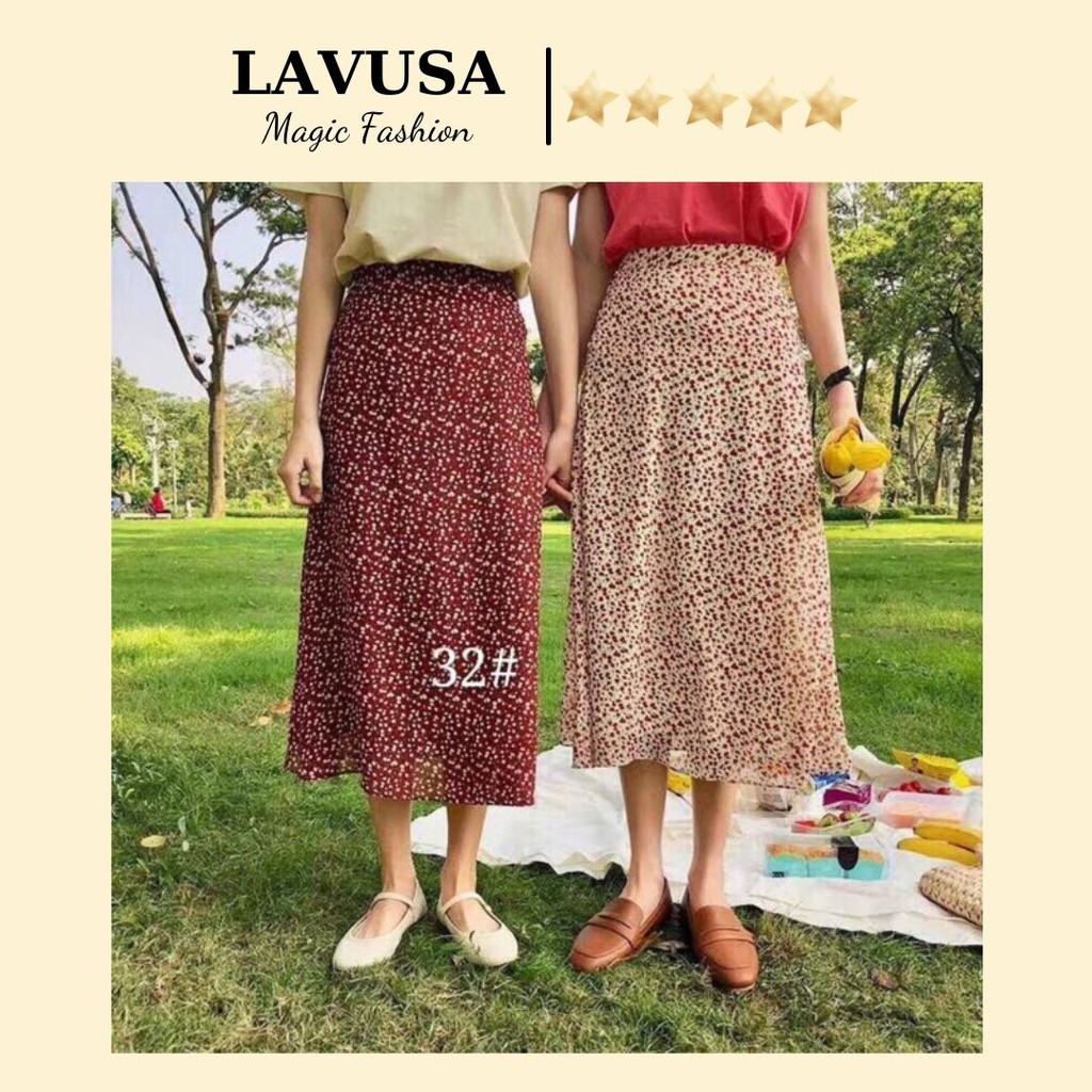 Chân Váy Hoa Nhí Vintage Nhiều Màu Hàng Quảng Châu 💖 𝘍𝘳𝘦𝘦𝘴𝘩𝘪𝘱 💖 Chân Váy Dài Vintage 2 Lớp [ Ảnh Thật / Video] CV27 | BigBuy360 - bigbuy360.vn