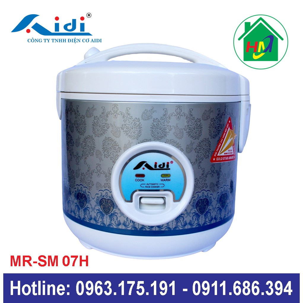 Nồi Cơm Điện 1L Aidi MR-SM 07H