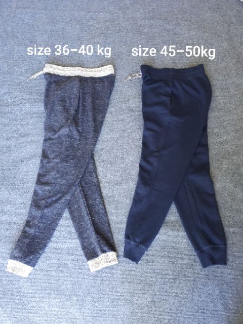 Quần nỉ Jogger hiệu Primark và H&M cho bé trai và bé gái