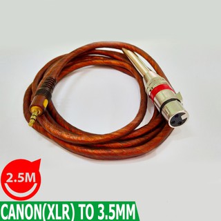 DÂY THU ÂM CANON CÁI RA 3.5 NHẬP KHẨU LOẠI TỐT DÀI 2,5M -GIÁ 1 SỢI