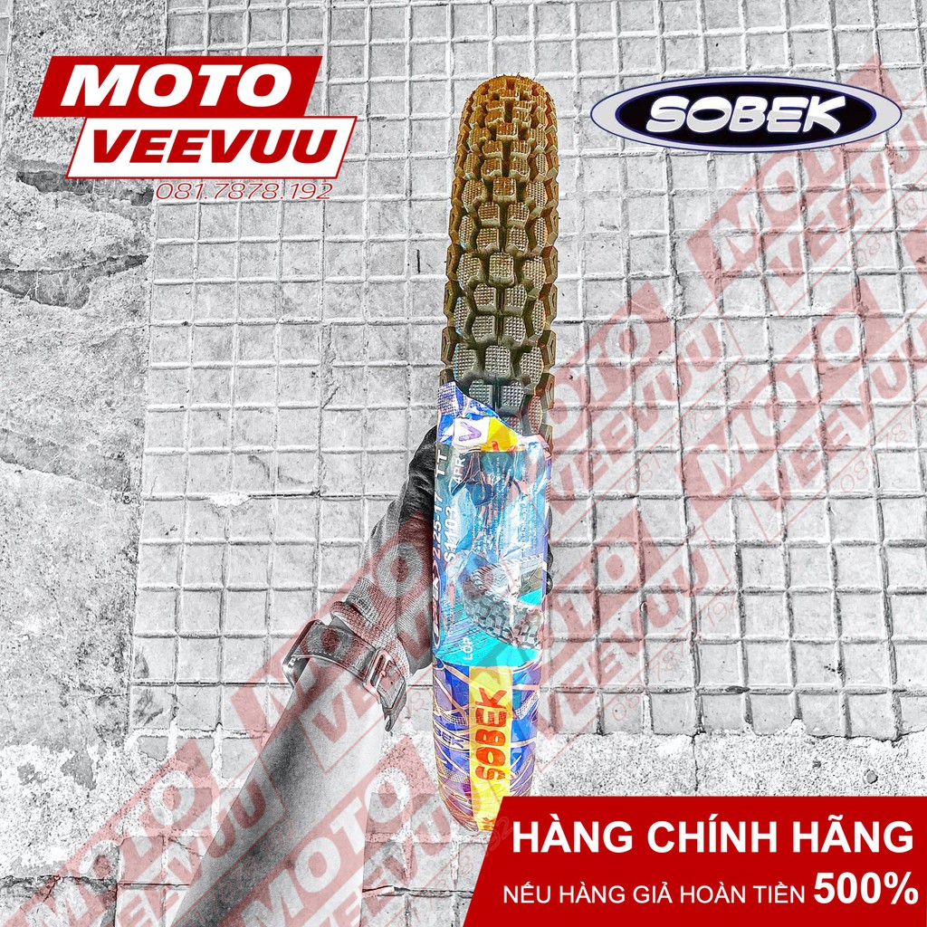 Lốp vỏ xe máy SOBEK 2.25-17 TT S1103 Gai cục chân chó