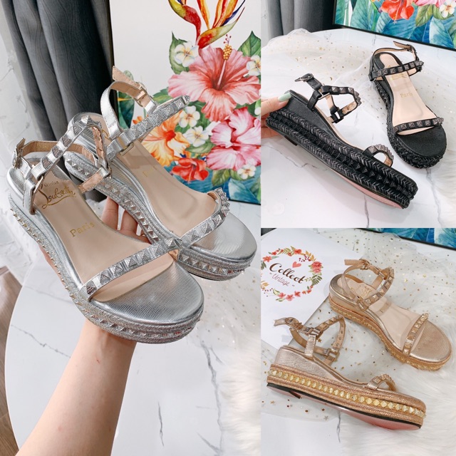 <3 Sale Hot | Trợ Giá | Sandal louboutin đế xuồng tán đinh fullbox .  . * . HOT : ₛ 1212 |