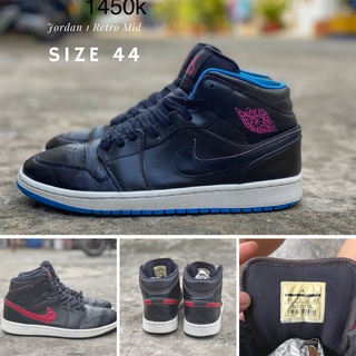 Jordan 1 Retro Mid size 44 giày 2hand chính hãng đã qua sử dụng chuẩn thumbnail
