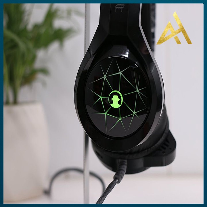 Tai Nghe Gaming Có Dây Headphone Chụp Tai ASSASSINS X3 Đèn LED 7 MÀU - Tai Nghe Nhạc Máy Vi Tính Laptop Game Thủ Có Mic