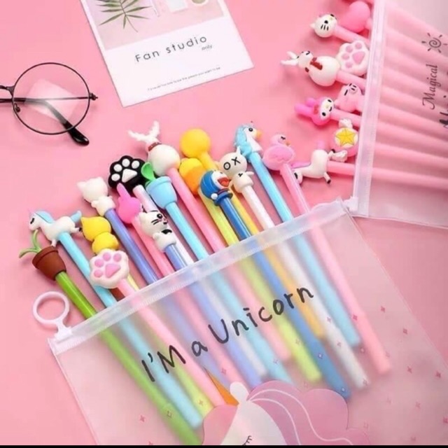 Set 20 cây bút bi siêu ngộ nghĩnh