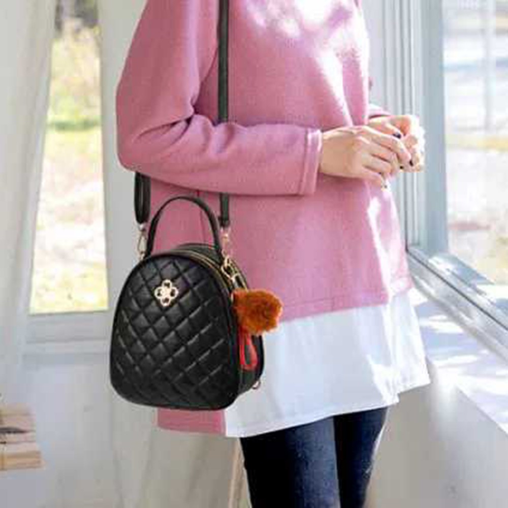 Balo túi xách đa năng đeo nhiều kiểu phong cách Hàn Quốc, túi xách mini - RiBi Shop