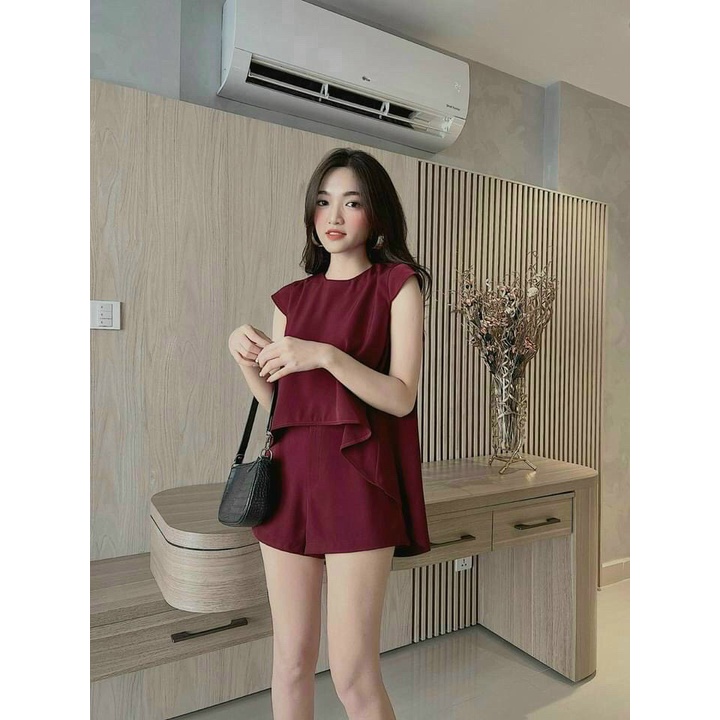 [FREE SHIP] SÉT BỘ NỮ SÁT NÁCH QUẦN LƯNG CAO TÔN DÁNG SÁNG DA THIÊN KIM BOUTIQUE VLTN4
