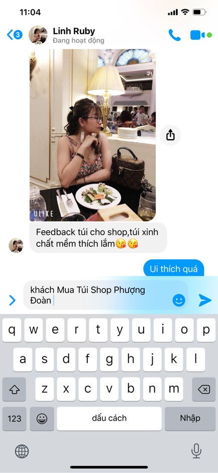Túi Trống Cặp Lồng Size 20 Tặng khăn Lụa Kèm Hộp Có Quai Xách (Ảnh Thật) | BigBuy360 - bigbuy360.vn