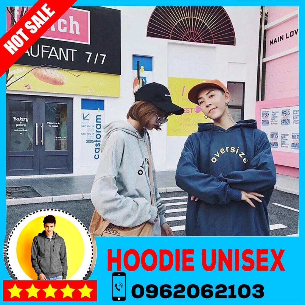 (HOOIDE) ÁO HOODIE NỈ NGOẠI HD170 (Oversize)