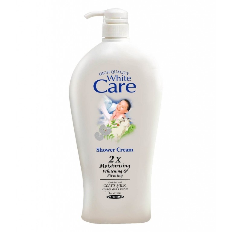 Sữa tắm dưỡng ẩm trắng da WHITE CARE Shower - sữa tắm dê 550ml - dầu tắm Cream 2X Moisturising