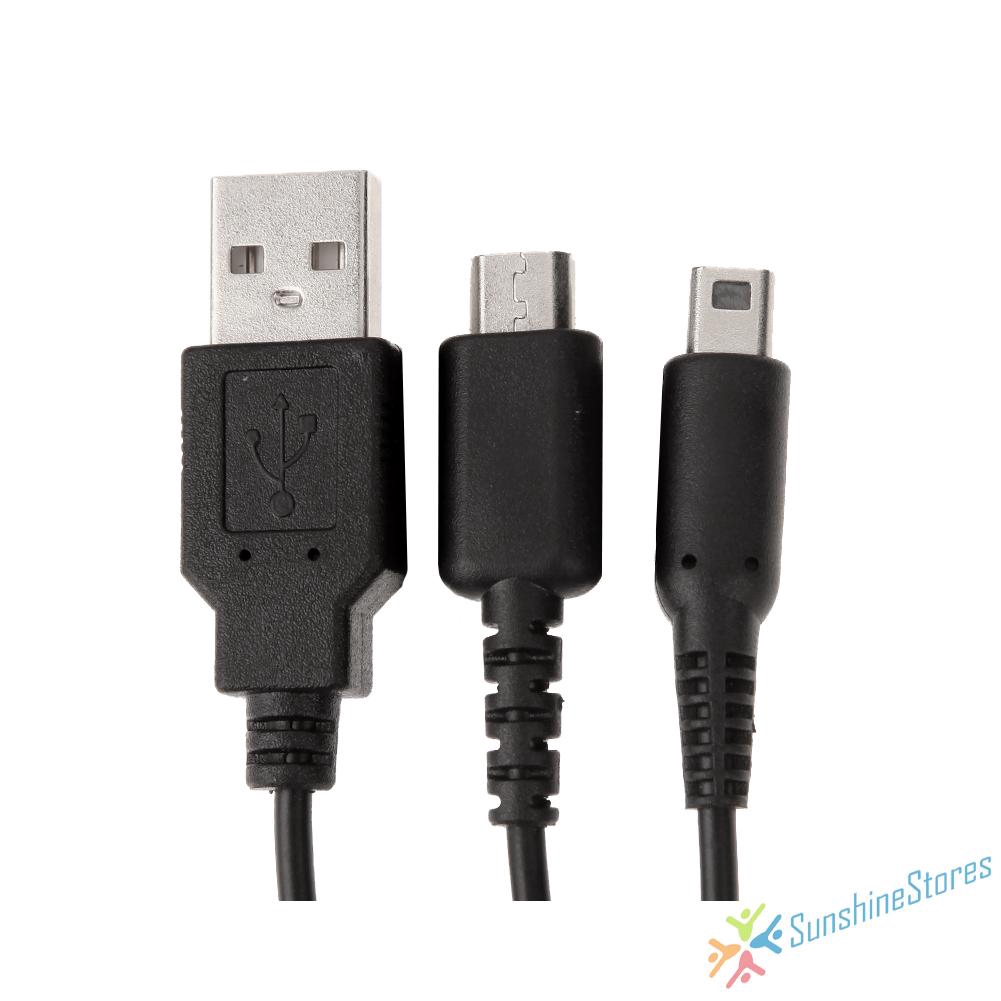 Dây Cáp Sạc 1.2m Usb Cho Nintendo Dsi 3ds Ndsl