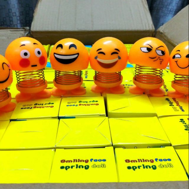 Thú nhún emoji con lắc lò xo 100k/6 con