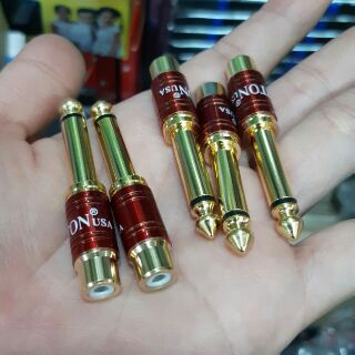 Jack chuyển 6 li ra hoa sen vàng - giá 4 cái 100k