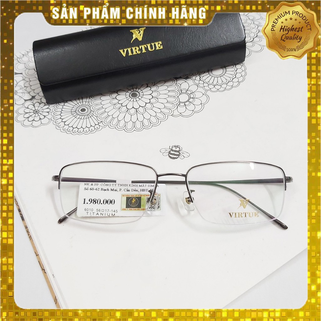 Gọng kính Nhật VIRTUE Titanium