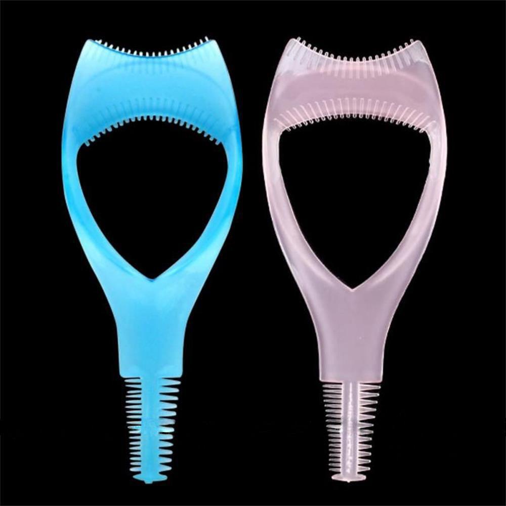 Lược Chải Lông Mi 3 Trong 1 SOFTNESS Màu Sắc Ngẫu Nhiên Dành|Cọ Trang Điểm Chuyên Nghiệp