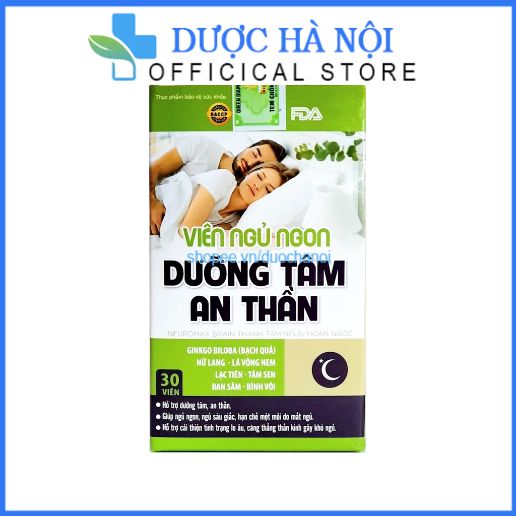 Viên ngủ ngon dưỡng tâm an thần giúp ngủ ngon sâu giấc , giảm căng thẳng , lo âu ,stress – hộp 30 viên