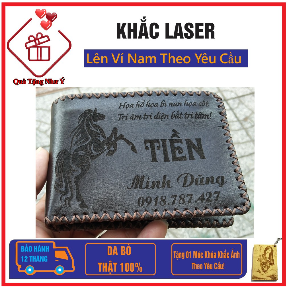 Ví In Theo Yêu Cầu, Ví Nam In Hình, Ví Nam In Chữ - QTNY