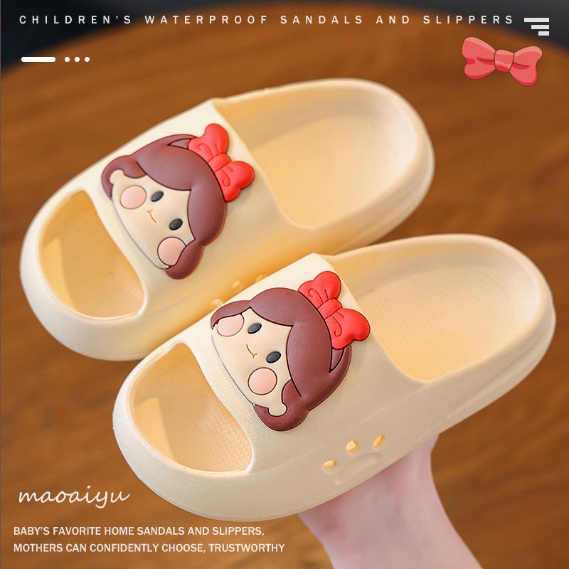 (TH20) Dép Cho Bé Gái Họa Tiết Công Chúa Xinh Xắn