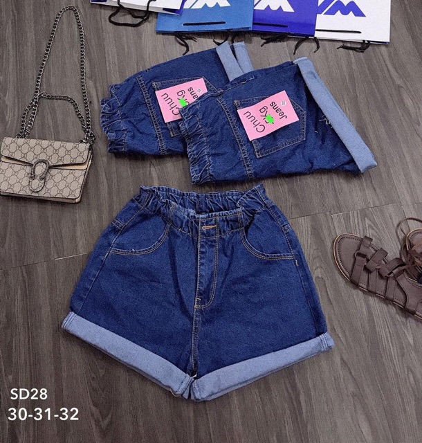 Short Jean Bigsize Lưng Thun SD28 | BigBuy360 - bigbuy360.vn