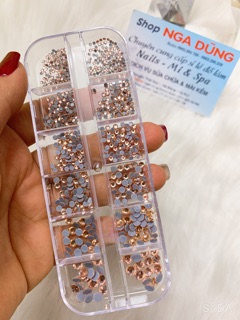 Đá gắn móng tay chân  mix size từ size 4-20