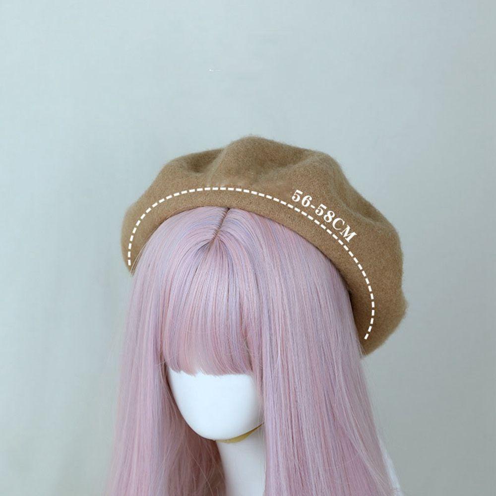 RAINBOW Nón Beret Thời Trang Đáng Yêu Cho Búp Bê 20cm
