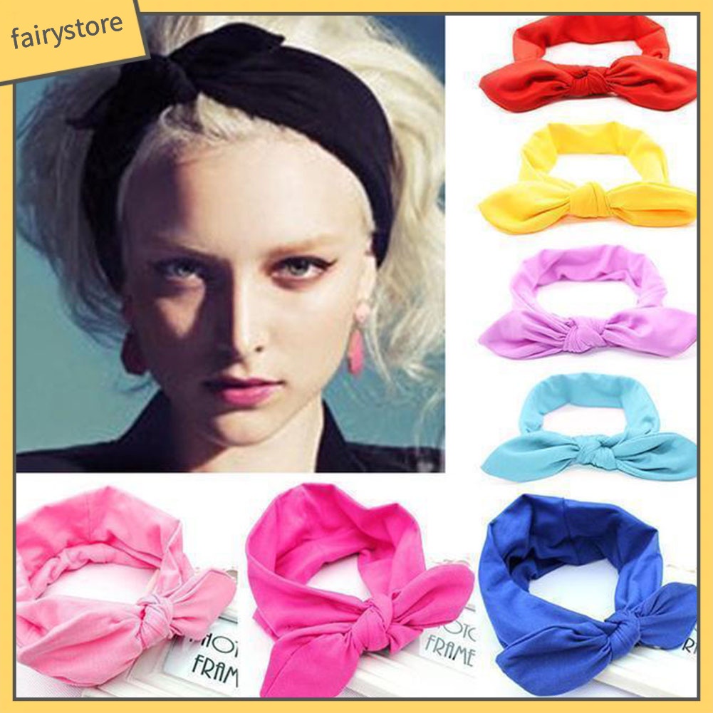 Băng đô cái tóc thắt nơ trẻ trung thời trang cho nữ