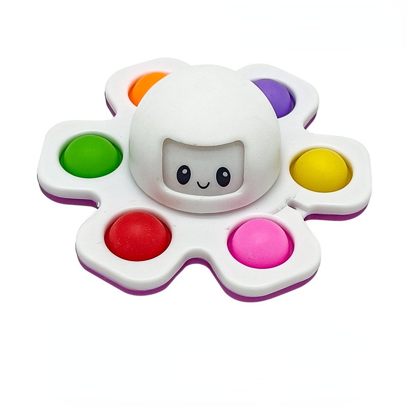 Đồ Chơi Hình Bạch Tuộc Phát Nhạc Lật Ngón Tay Độc Đáo