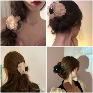 KẸP GẮP TÓC ĐÍNH HOA VOAN TO