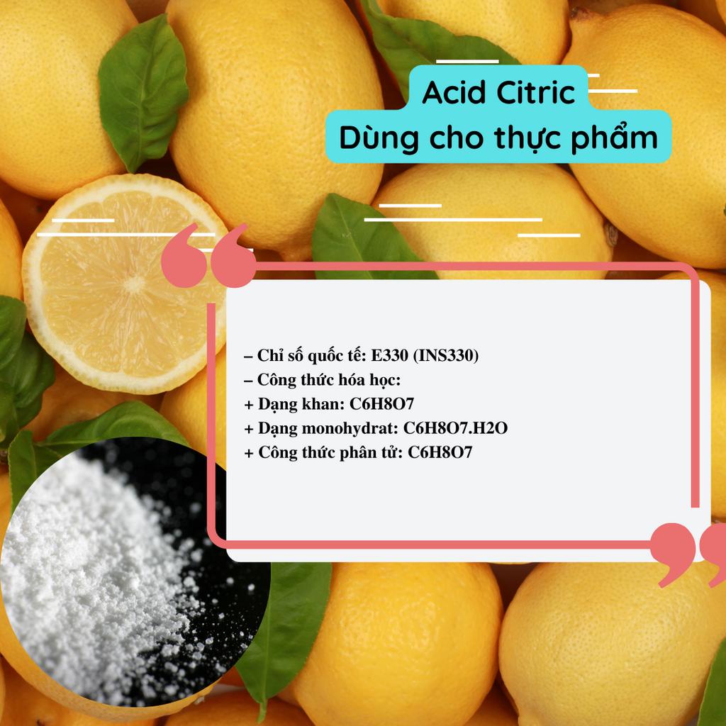 500g Acid Citric dùng cho thực phẩm