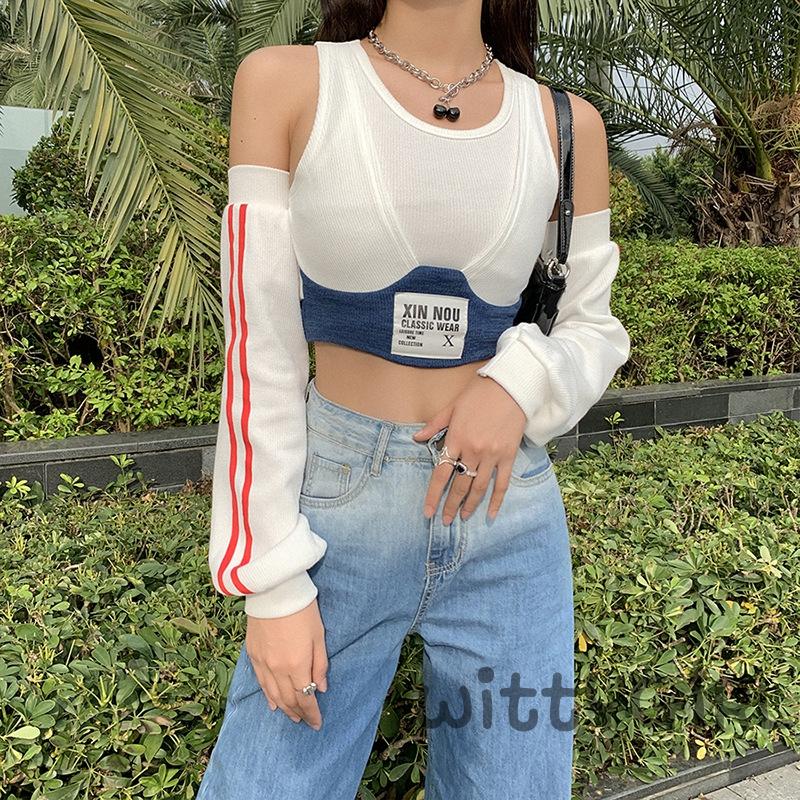 Áo Lửng Cổ Tròn Không Tay Quyến Rũ Cho Nữ | BigBuy360 - bigbuy360.vn