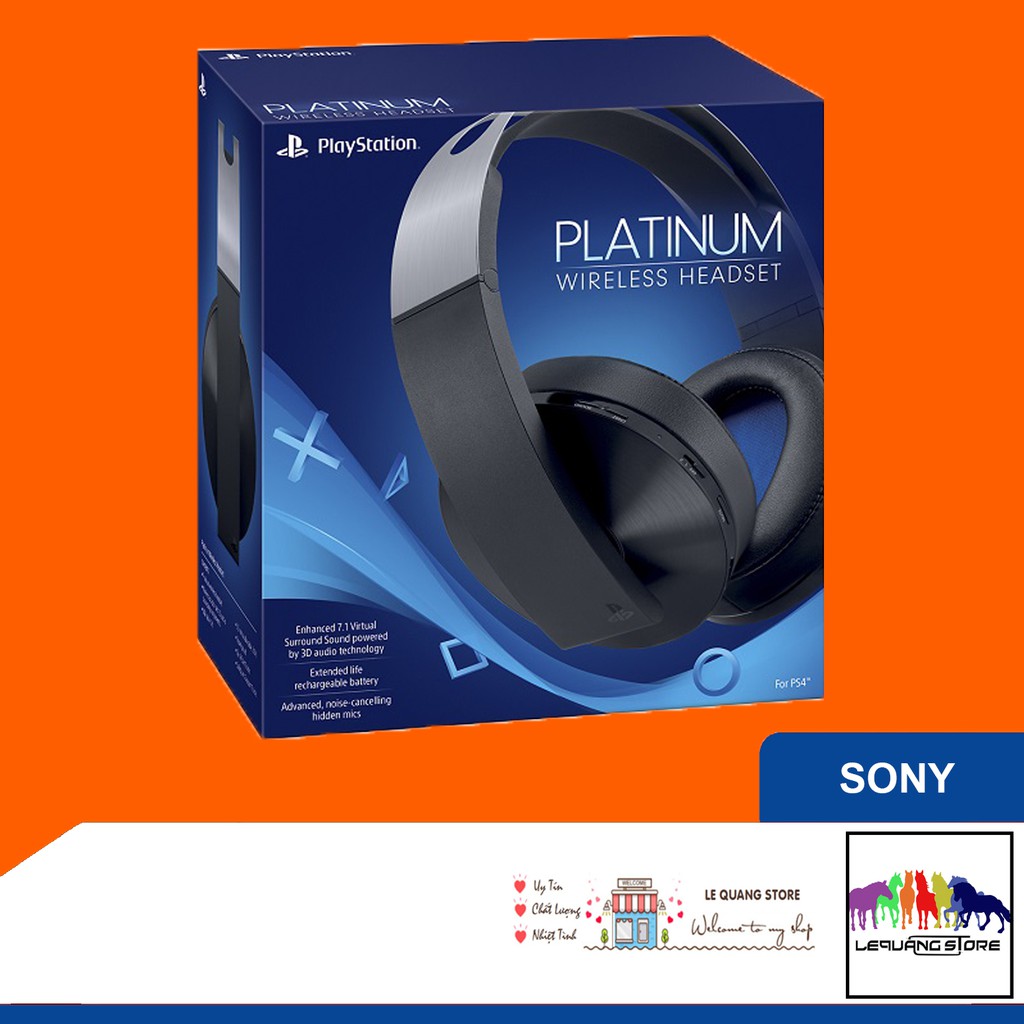 Tai nghe PS4: Wireless Headset 7.1 Gold-Platinum