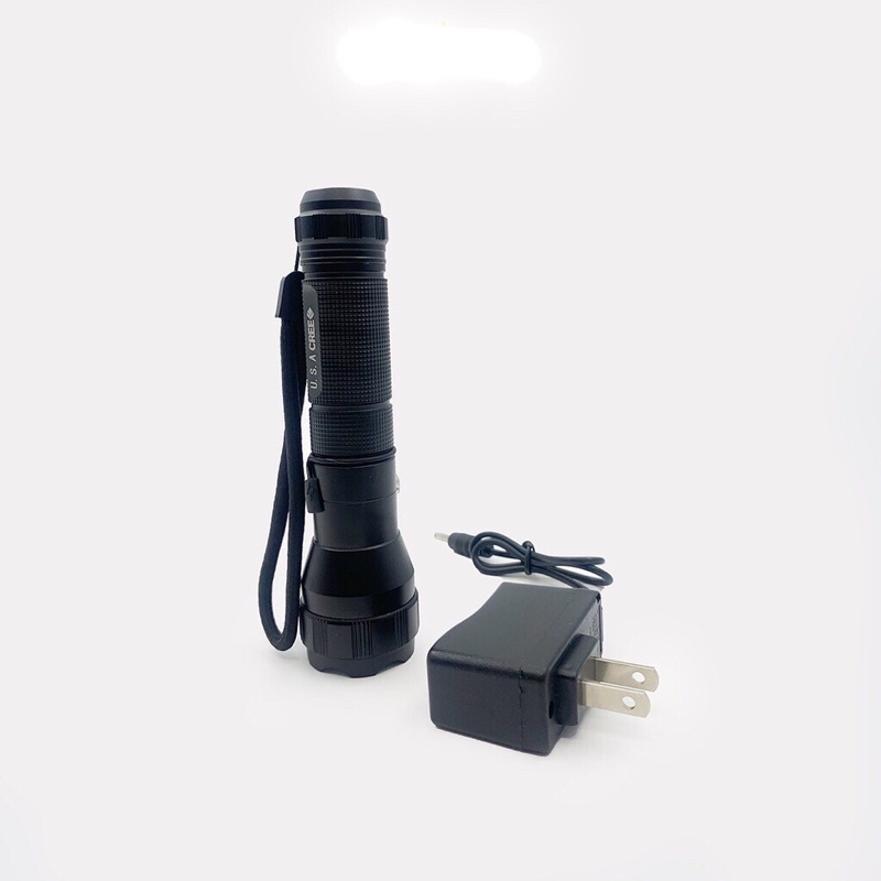 Đèn pin sạc siêu sáng HY-535. Bộ