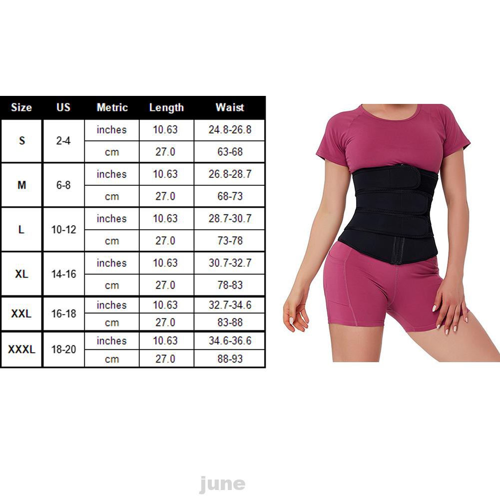 Women Home Zipper Fitness Yoga Gym Slimming Weight Loss Body Shaping Neoprene Waist Trainer