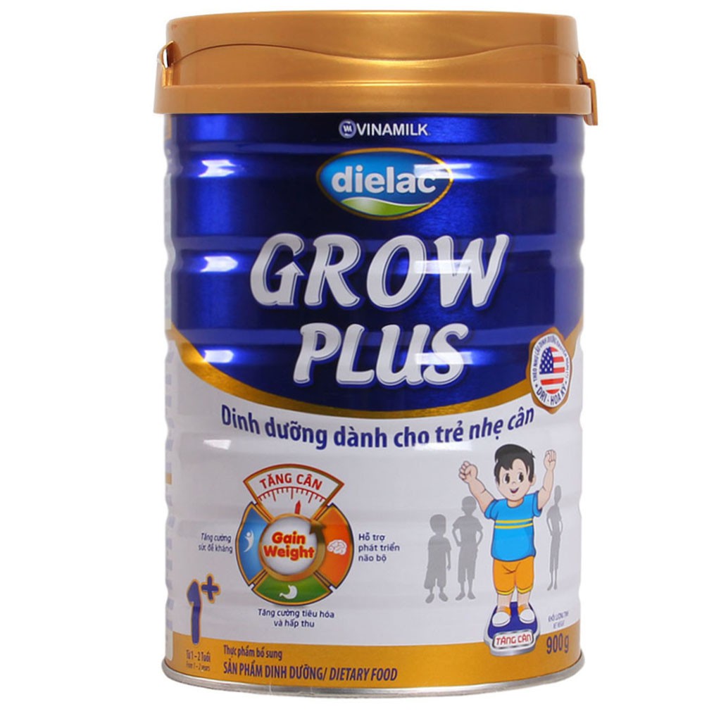 SỮA BỘT DIELAC GROW PLUS XANH 1+ 900G