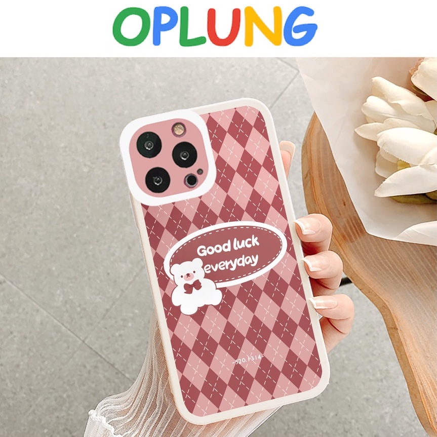 Ốp lưng iphone Good Bear cạnh vuông 6/6plus/6s/6splus/7/7plus/8/8plus/x/xr/xs/11/12/13/pro/max/plus/promax g58