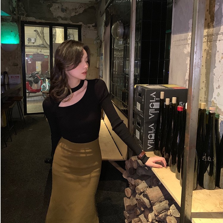 Áo len QADCOL tay dài thời trang dành cho nữ