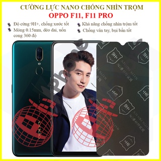 Dán chống nhìn trộm oppo f11, f11 pro - dán cường lực dẻo nano 9h+