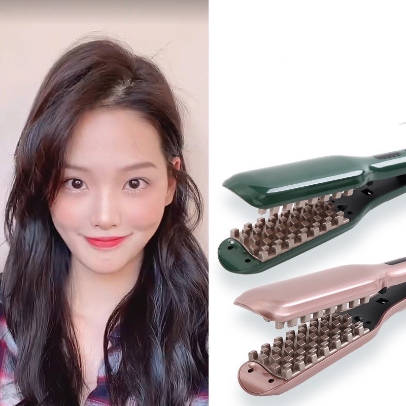 Máy dập xù bấm phồng tóc 2in1 mẫu mới hottrend 2021