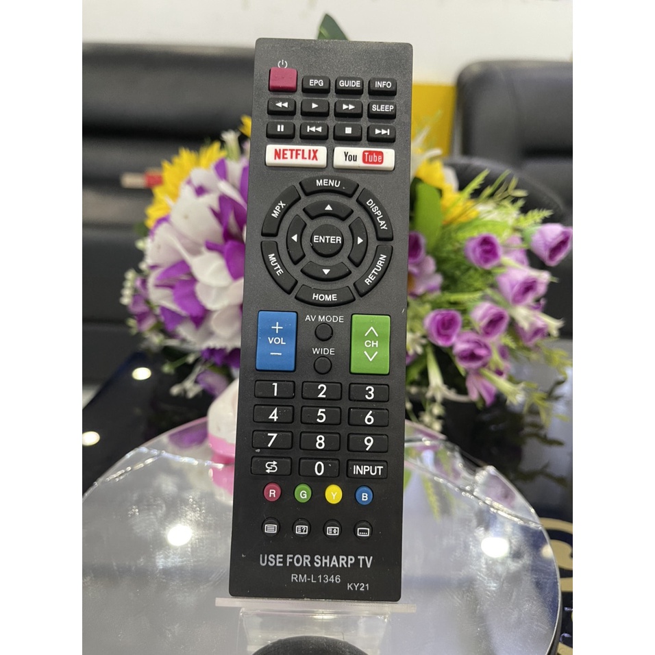 GIÁ SOCK Remote điều khiển tivi SHARP (TẶNG KÈM PIN)