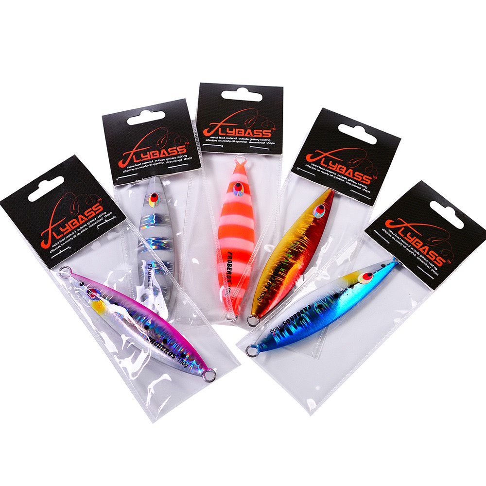 Mồi Giả Câu Cá Bằng Kim Loại Không Móc 40G 60G 80G 100G