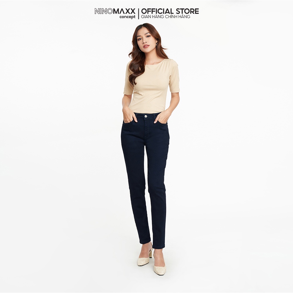 NINOMAXX Quần jean classic Nữ dài chất liệu cotton 2202026